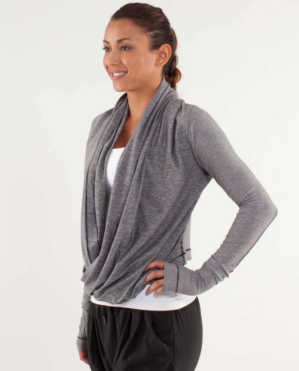 Lululemon Iconic Wrap - Wee Stripe White Black