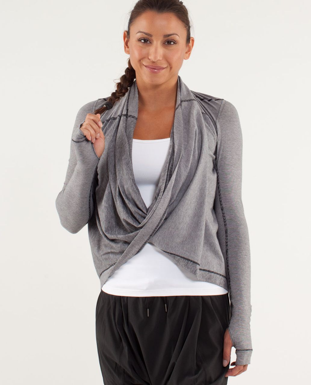 Lululemon Iconic Wrap - Wee Stripe White Black