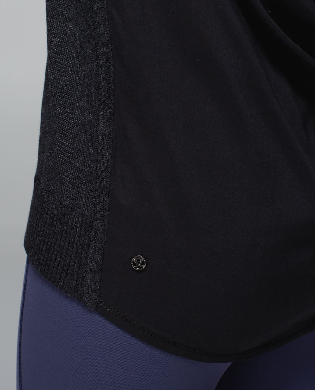 Lululemon Unity Pullover - Heathered Black /  Black