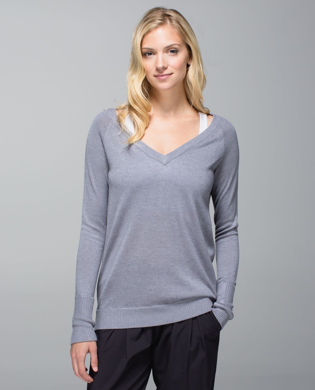 Lululemon Unity Pullover - Heathered Fossil /  Fossil