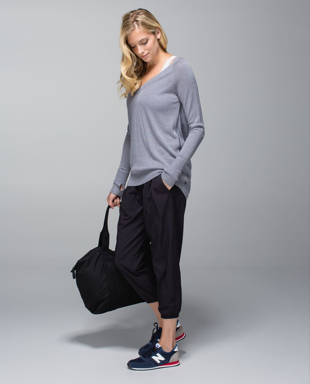 Lululemon Unity Pullover - Heathered Fossil /  Fossil