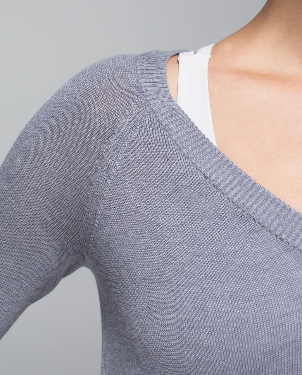 Lululemon Unity Pullover - Heathered Fossil /  Fossil