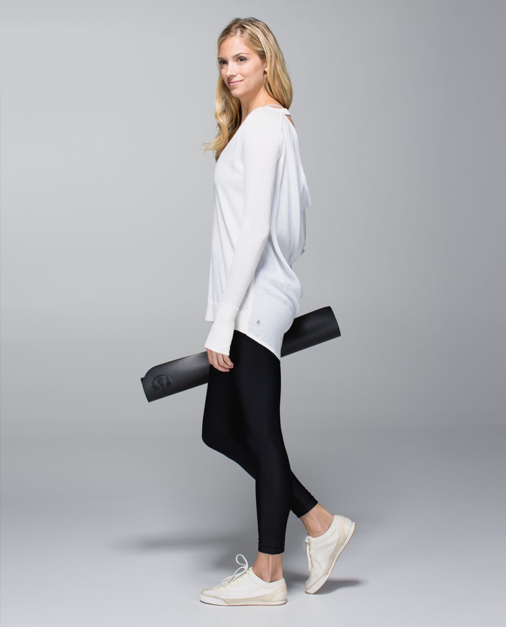 Lululemon Unity Pullover - Heathered White /  White