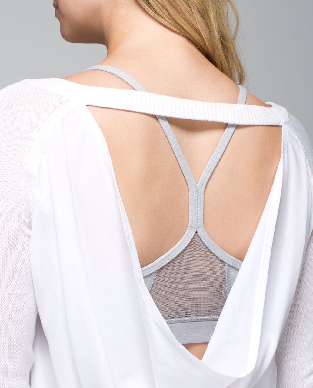 Lululemon Unity Pullover - Heathered White /  White