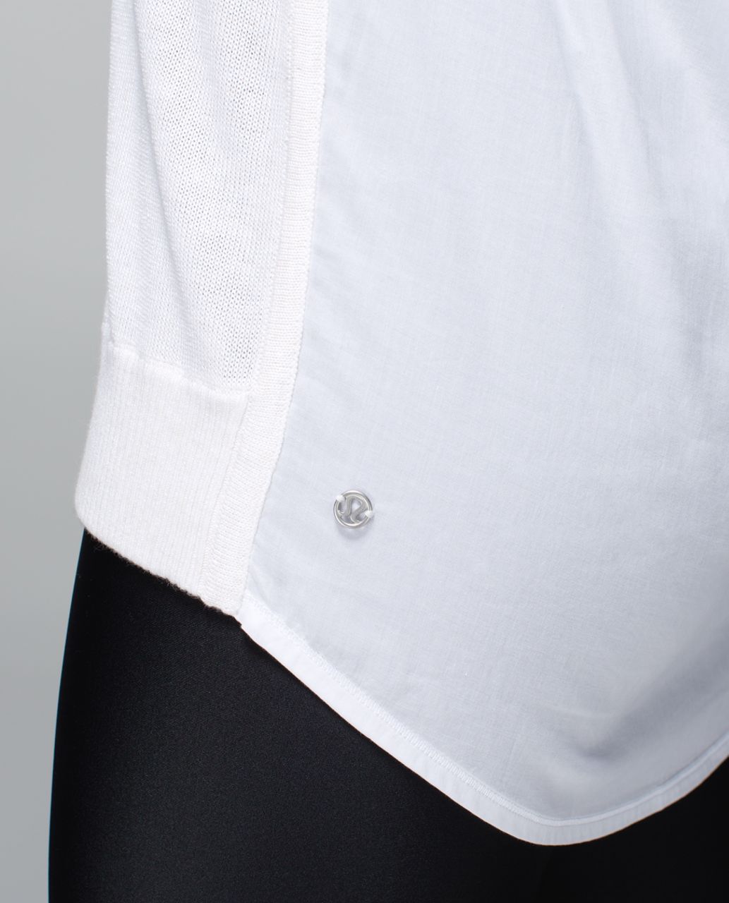 Lululemon Unity Pullover - Heathered White /  White