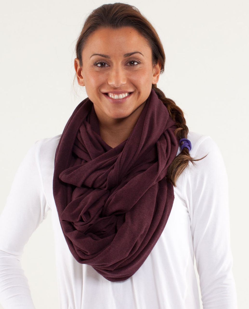 Lululemon Deja Vu Scarf - Deepest Cranberry