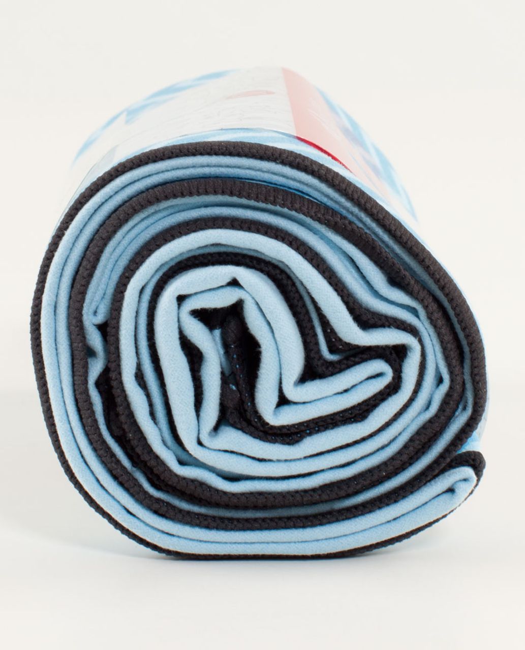 Lululemon Manduka Equa Towel Plus - Squiggle Caspian Blue / Deep Coal