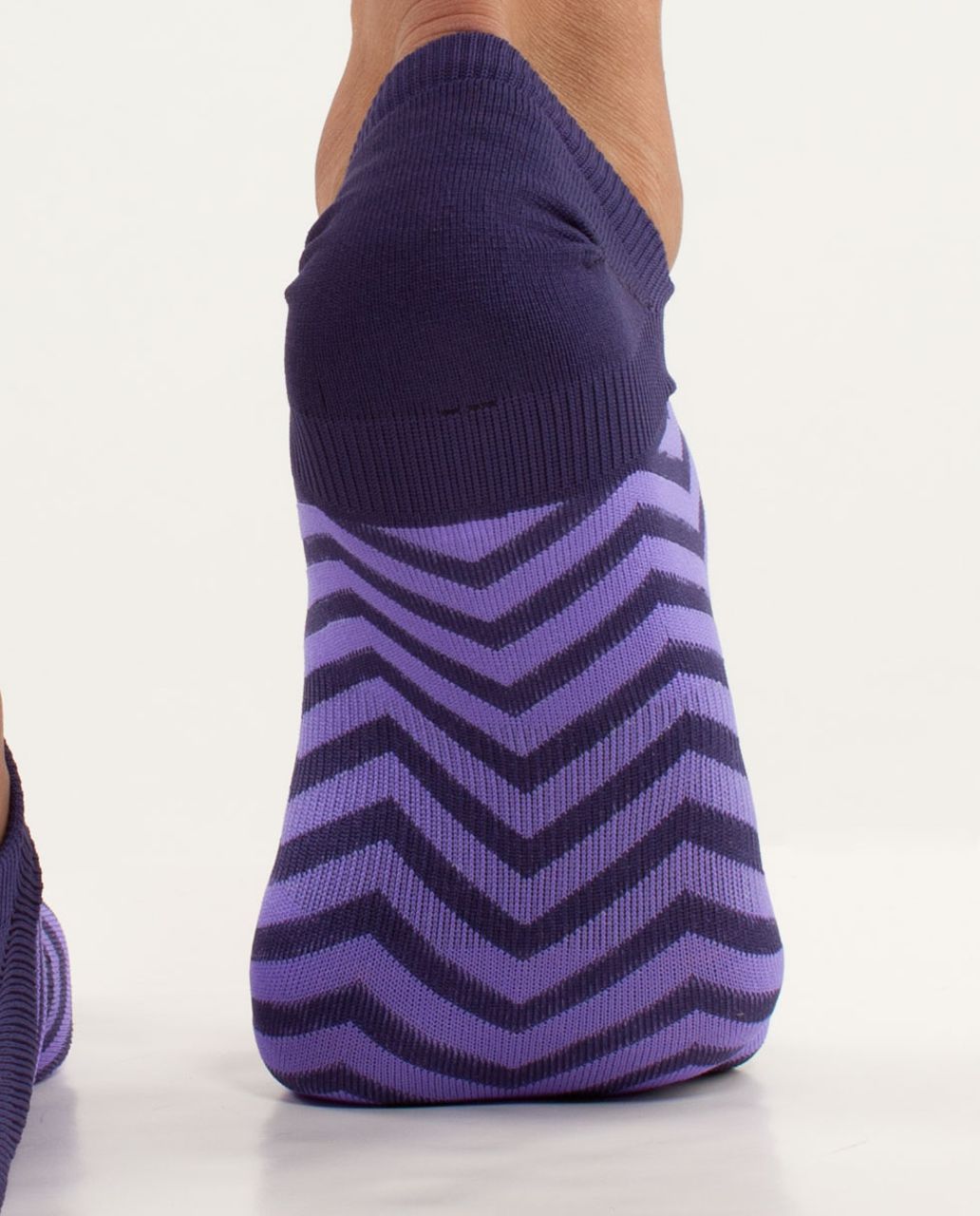 Lululemon Women's Featherweight Sock - Chevron Dense Purple / Power Purple