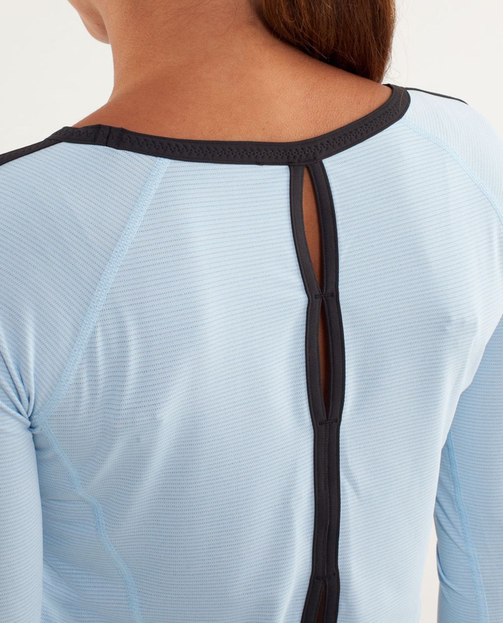 Lululemon Run:  Team Spirit Long Sleeve - Caspian Blue / Deep Coal