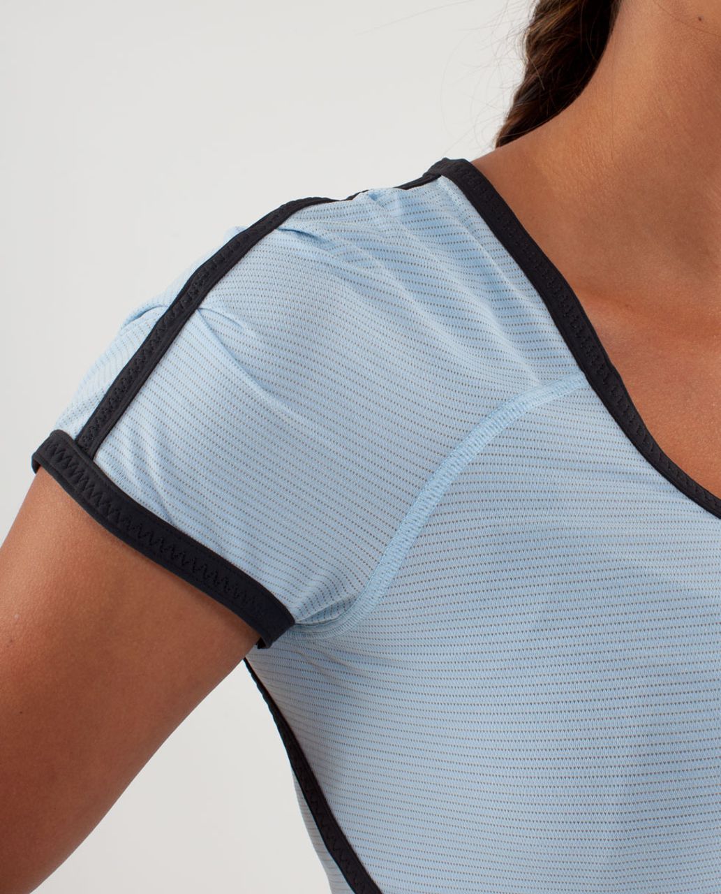 Lululemon Run:  Team Spirit Tech Short Sleeve - Caspian Blue / Deep Coal