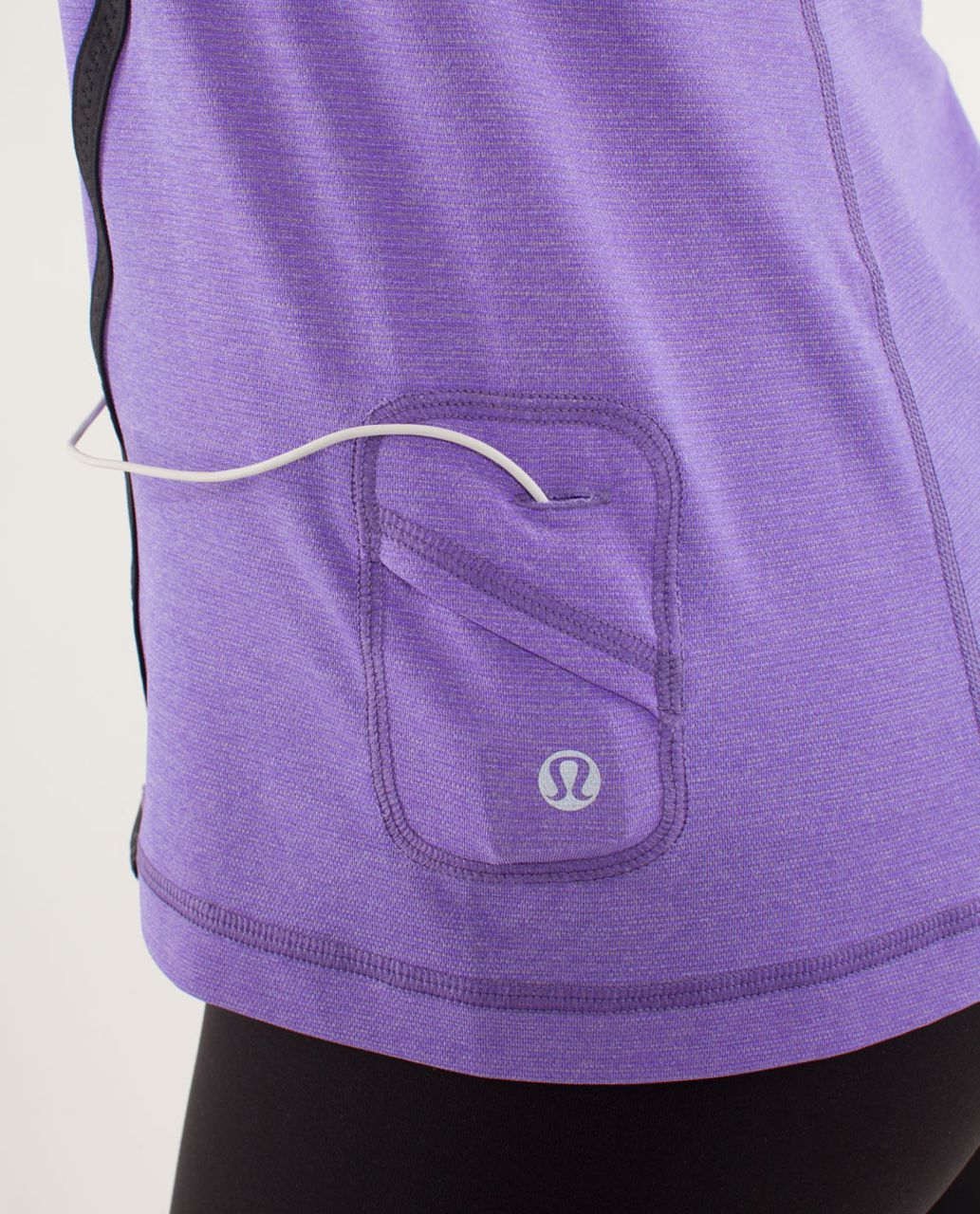 Lululemon Run:  Team Spirit Tech Short Sleeve - Power Purple / Deep Coal