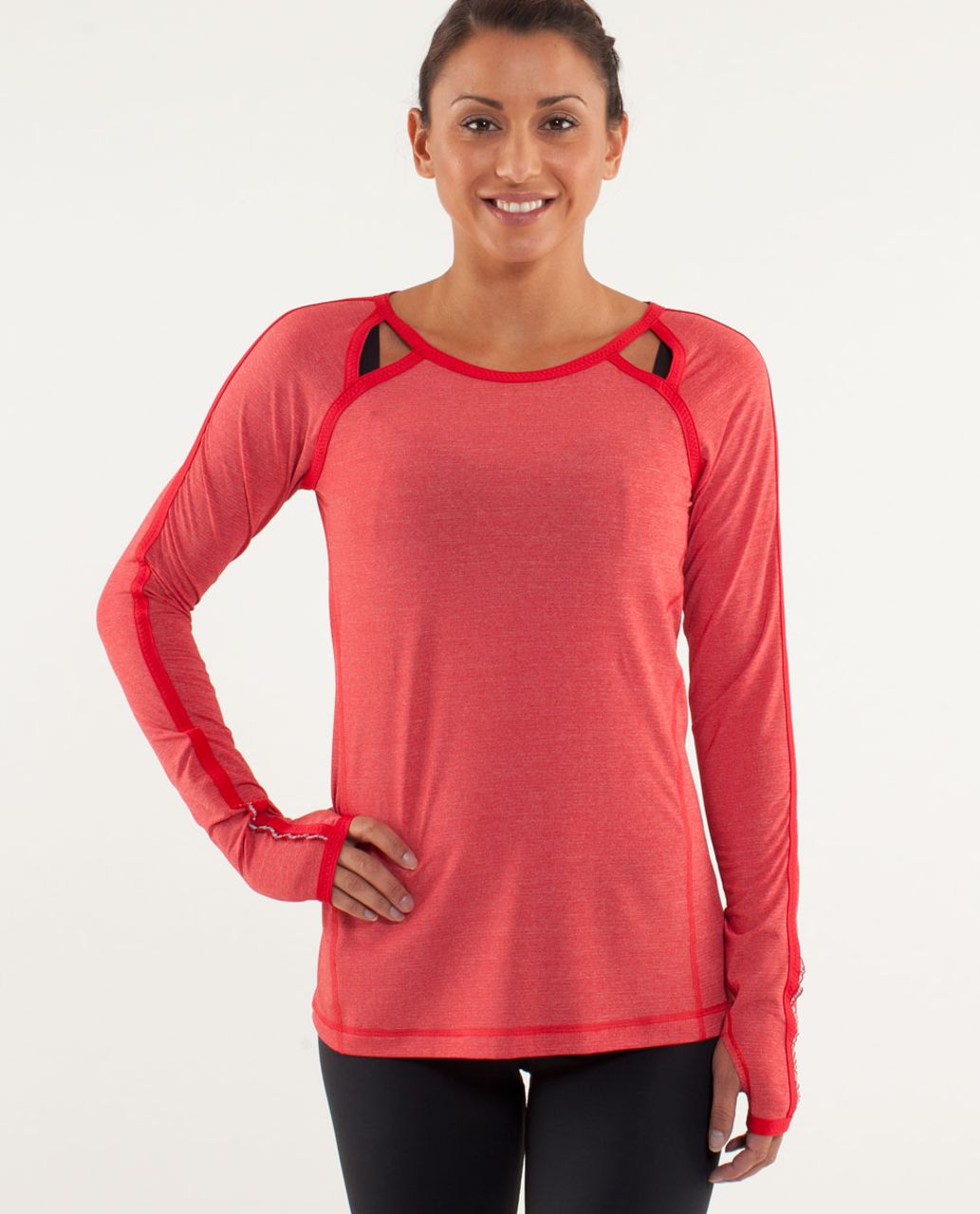 Lululemon Run:  Team Spirit Long Sleeve - Currant