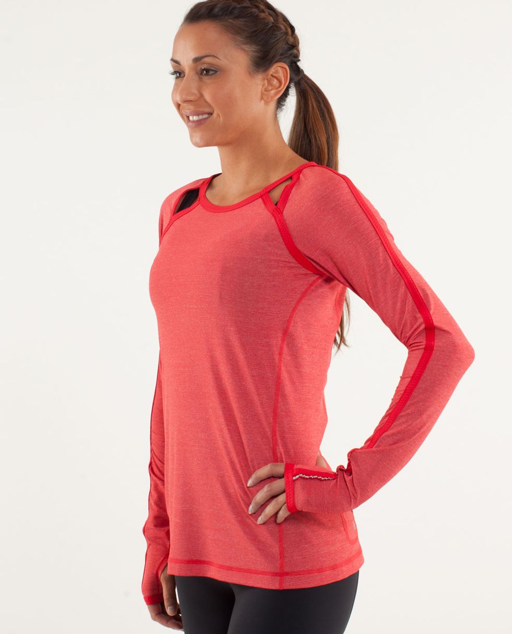 Lululemon Run:  Team Spirit Long Sleeve - Currant