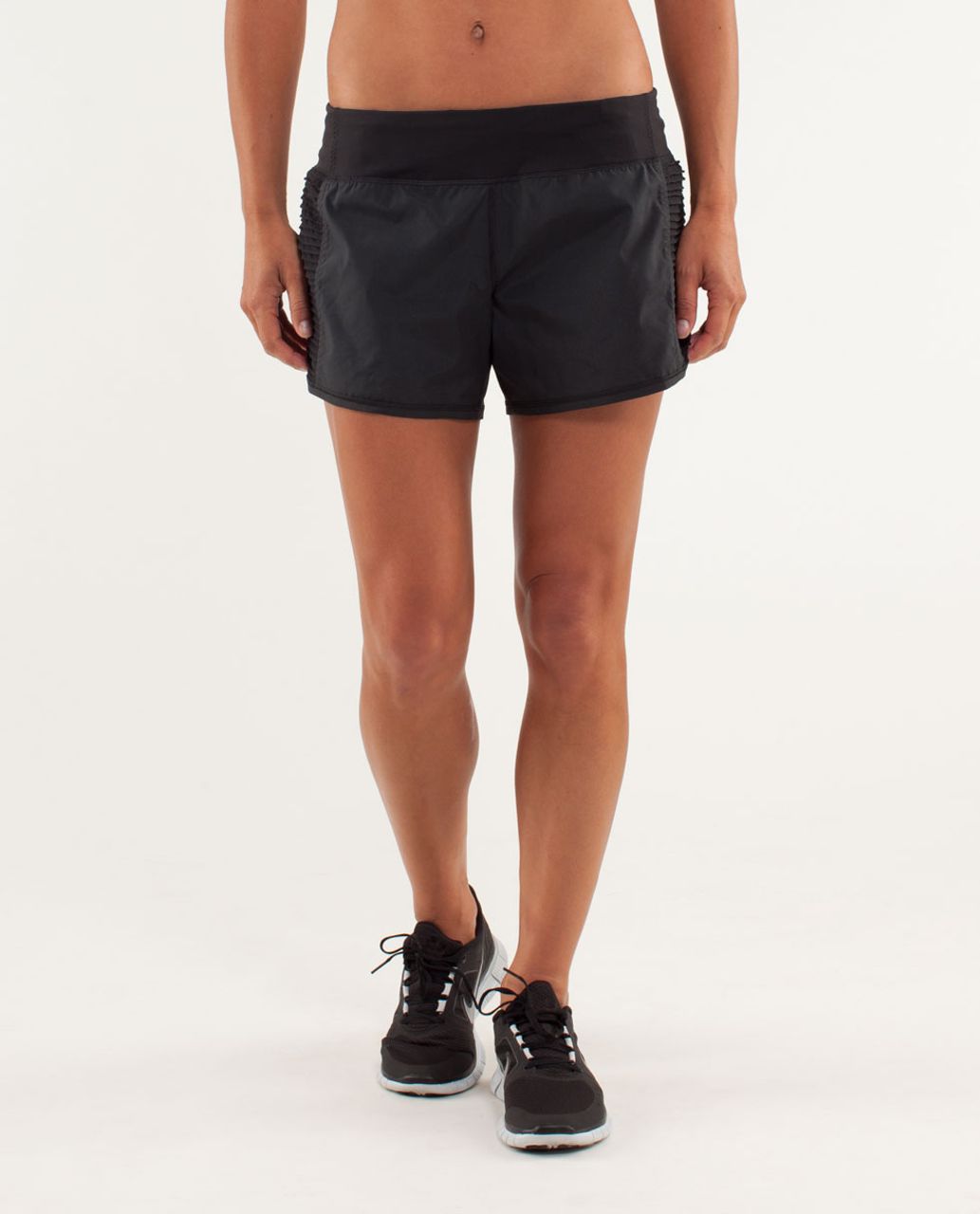 Lululemon Run:  Bright At Night Short - Black