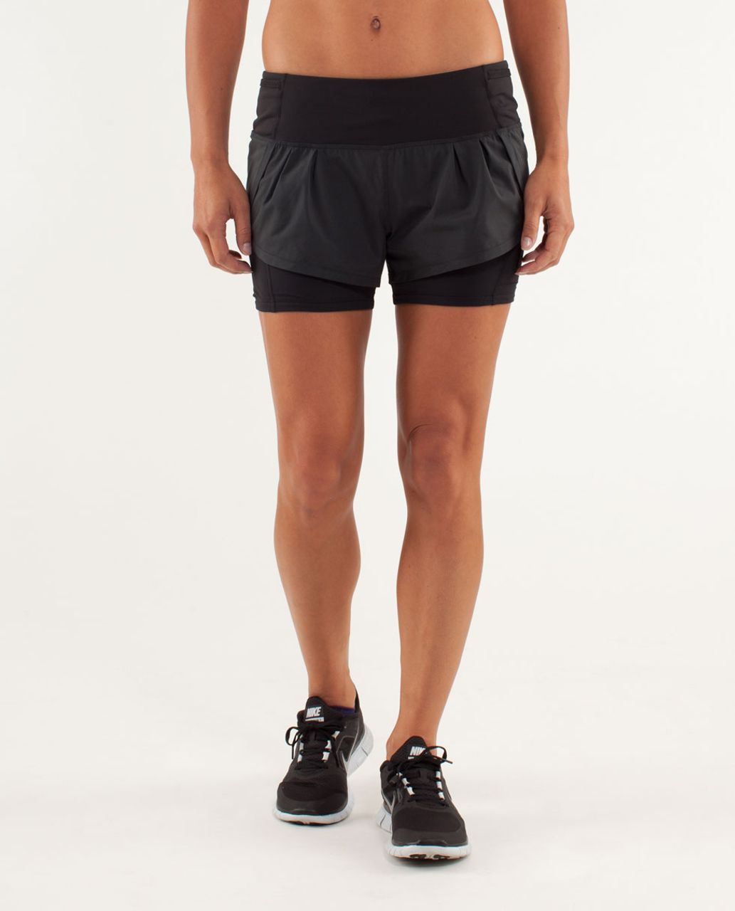 Lululemon Run:  Speed Squad Short - Black