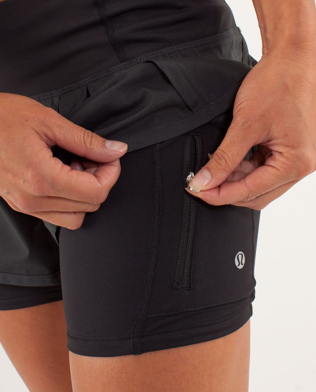 Lululemon Run:  Speed Squad Short - Black