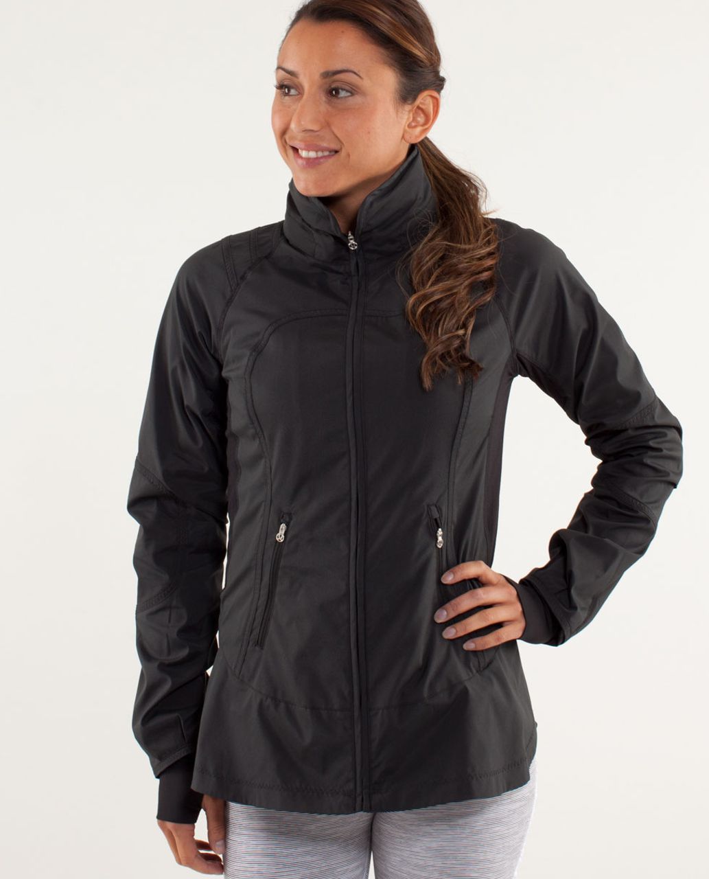 Lululemon Run:  Make A Break Jacket - Black