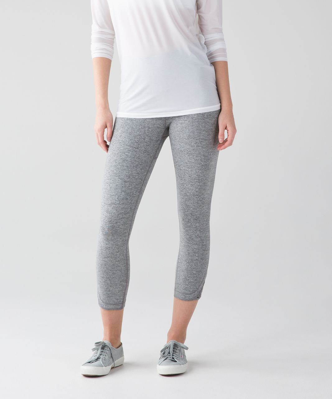 Lululemon True Self Crop II - Heathered Slate