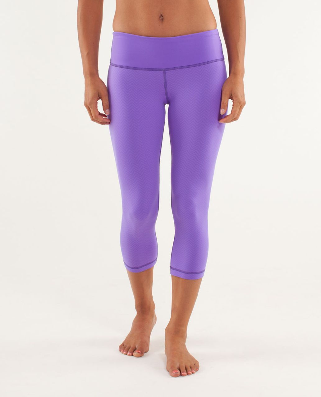 Lululemon Wunder Under Crop *Silver - Beaming Blue - lulu fanatics