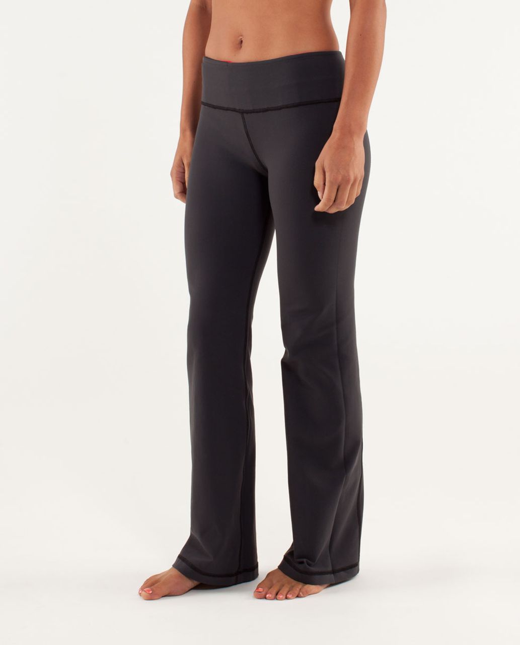 Lululemon Groove Pant (Regular) - Deep Coal / Currant / Fall 12 Quilt 14