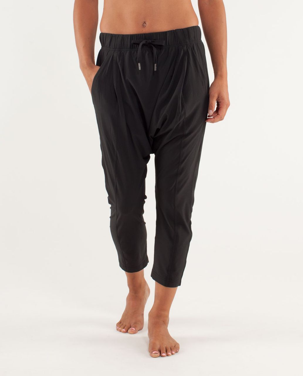 Lululemon Harem Yoga Pants - Black - lulu fanatics