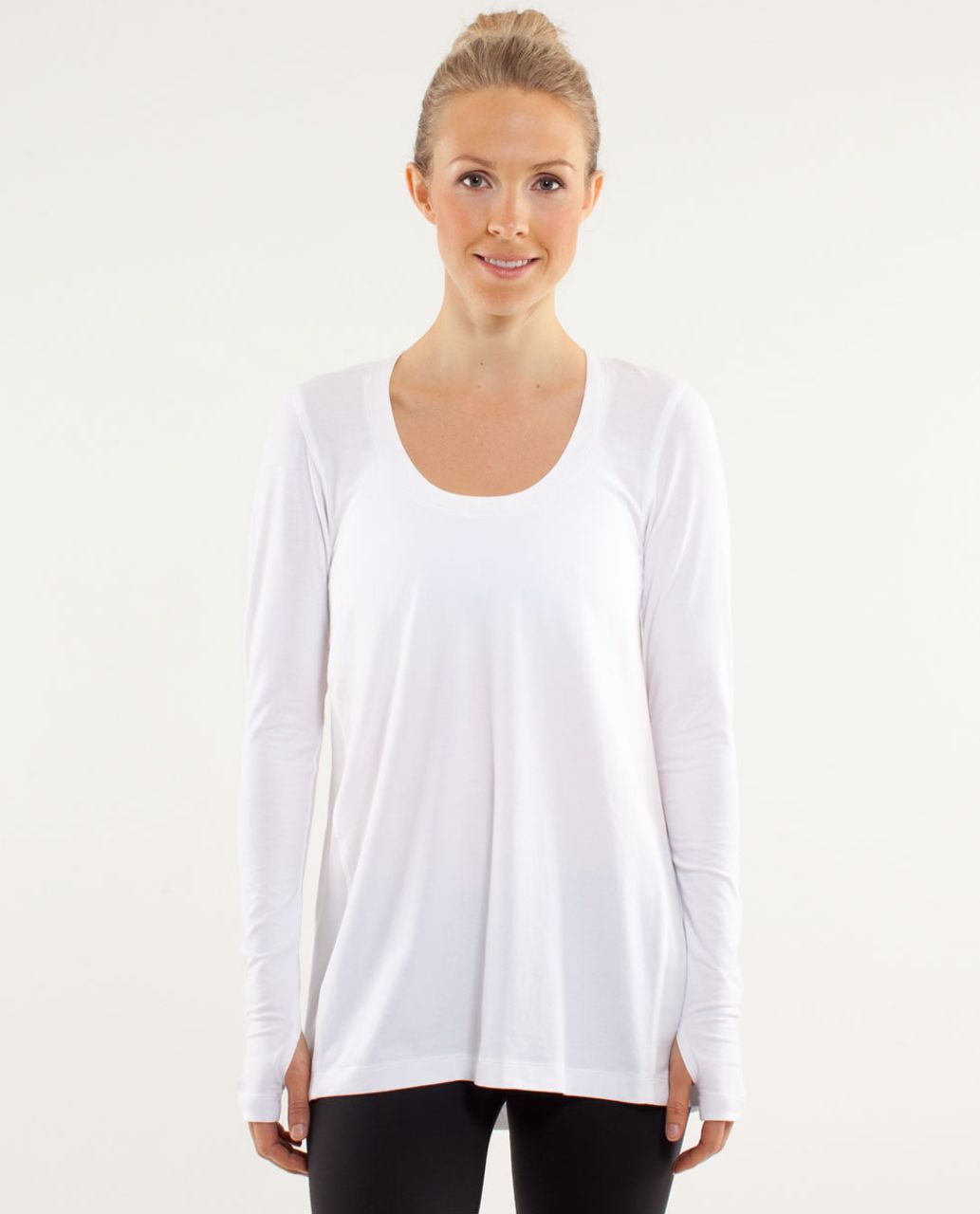 Lululemon Fast Times Long Sleeve - White - lulu fanatics