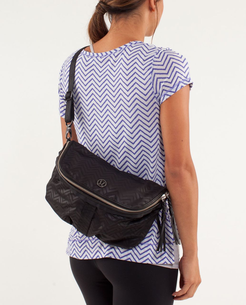 Lululemon Good Fortune Bag - Squiggle Emboss Black - lulu ...