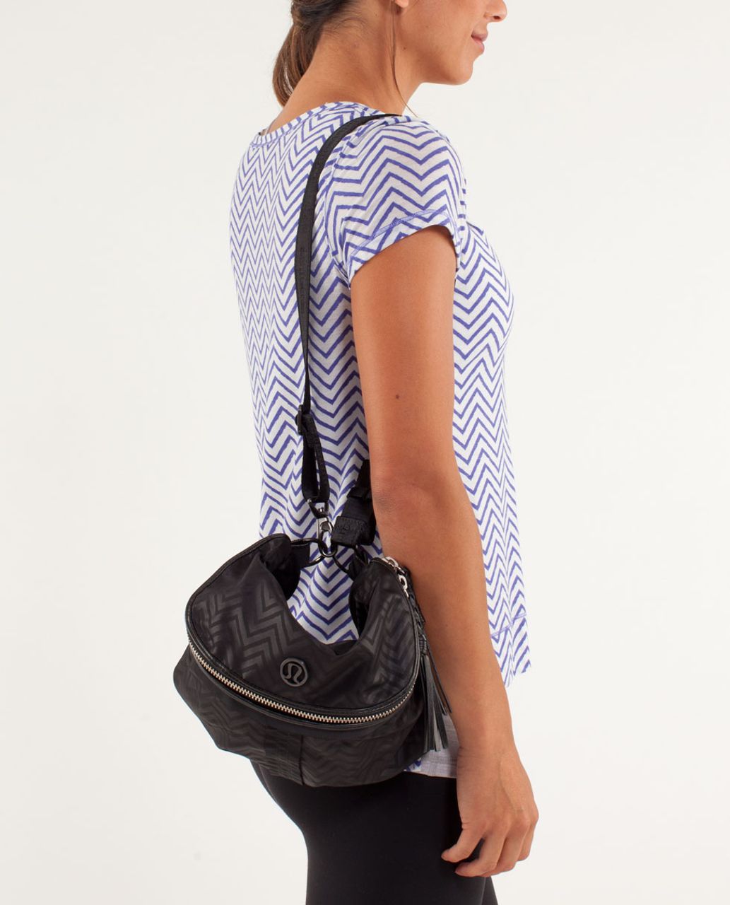 Lululemon Good Fortune Bag - Squiggle Emboss Black