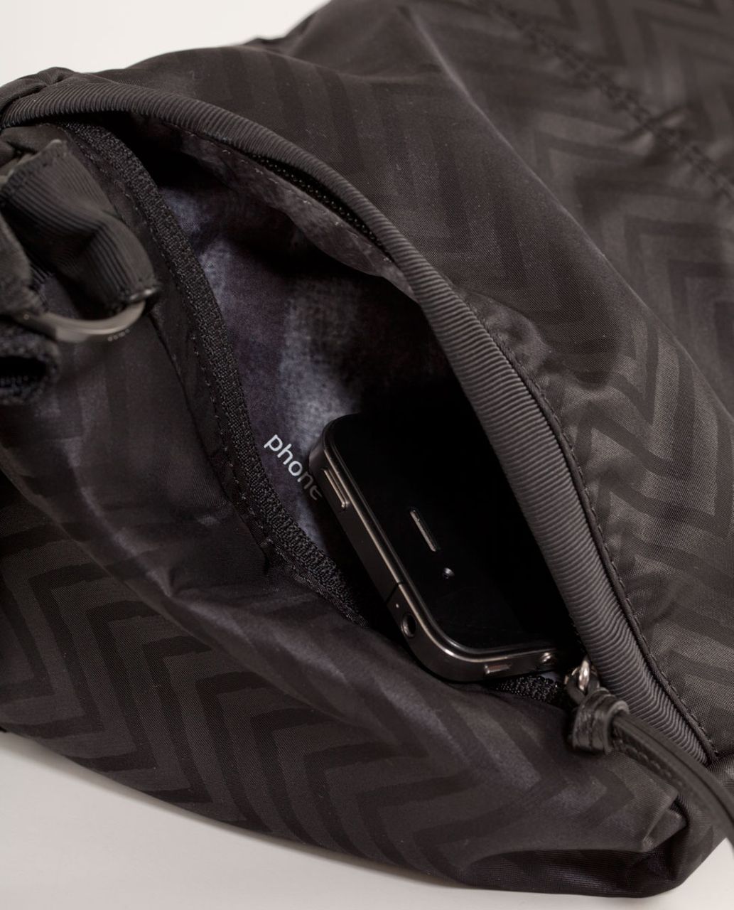 Lululemon Good Fortune Bag - Squiggle Emboss Black