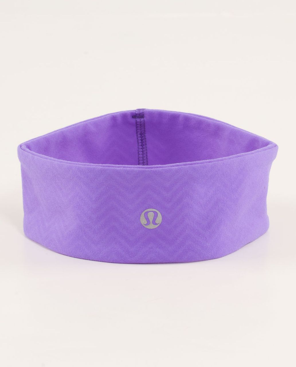 Lululemon Lucky Luon Headband - Mini Squiggle Emboss Power Purple