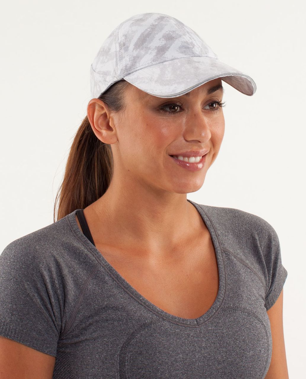 Lululemon Go The Distance Run Hat - Blazer Print / White