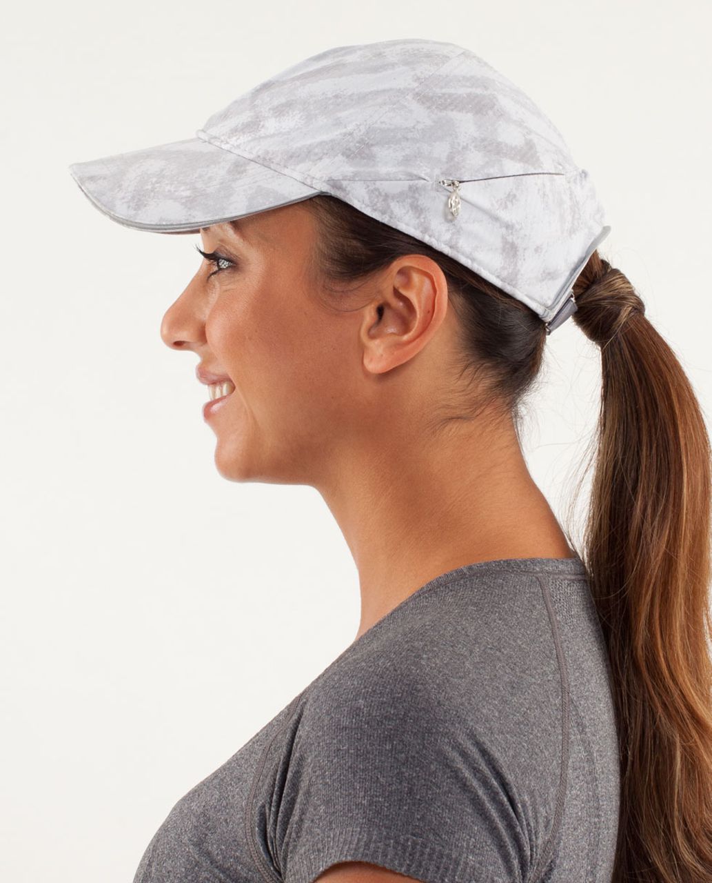 Lululemon Go The Distance Run Hat - Blazer Print / White