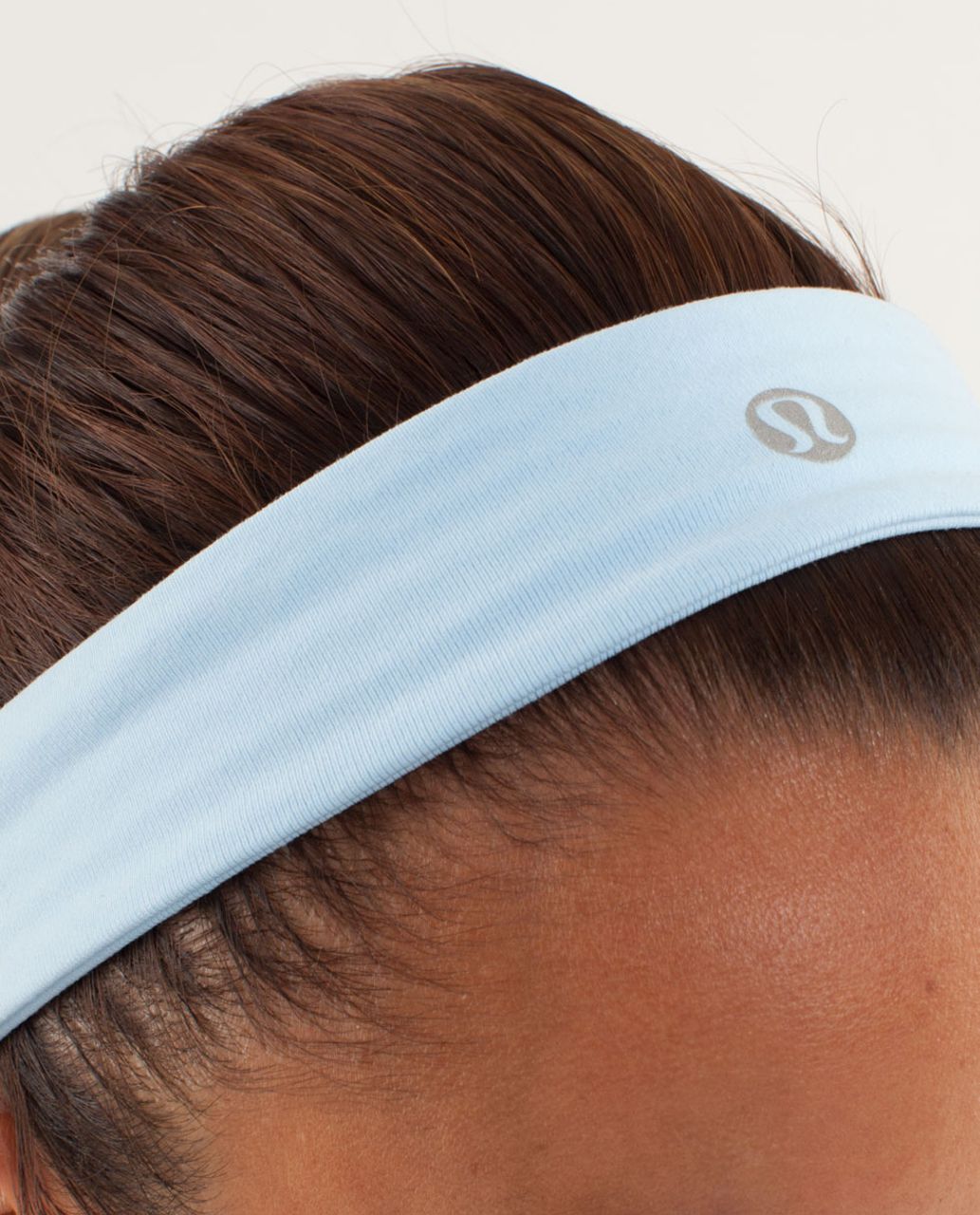 Lululemon Slipless Headband - Mini Squiggle Emboss Caspian Blue