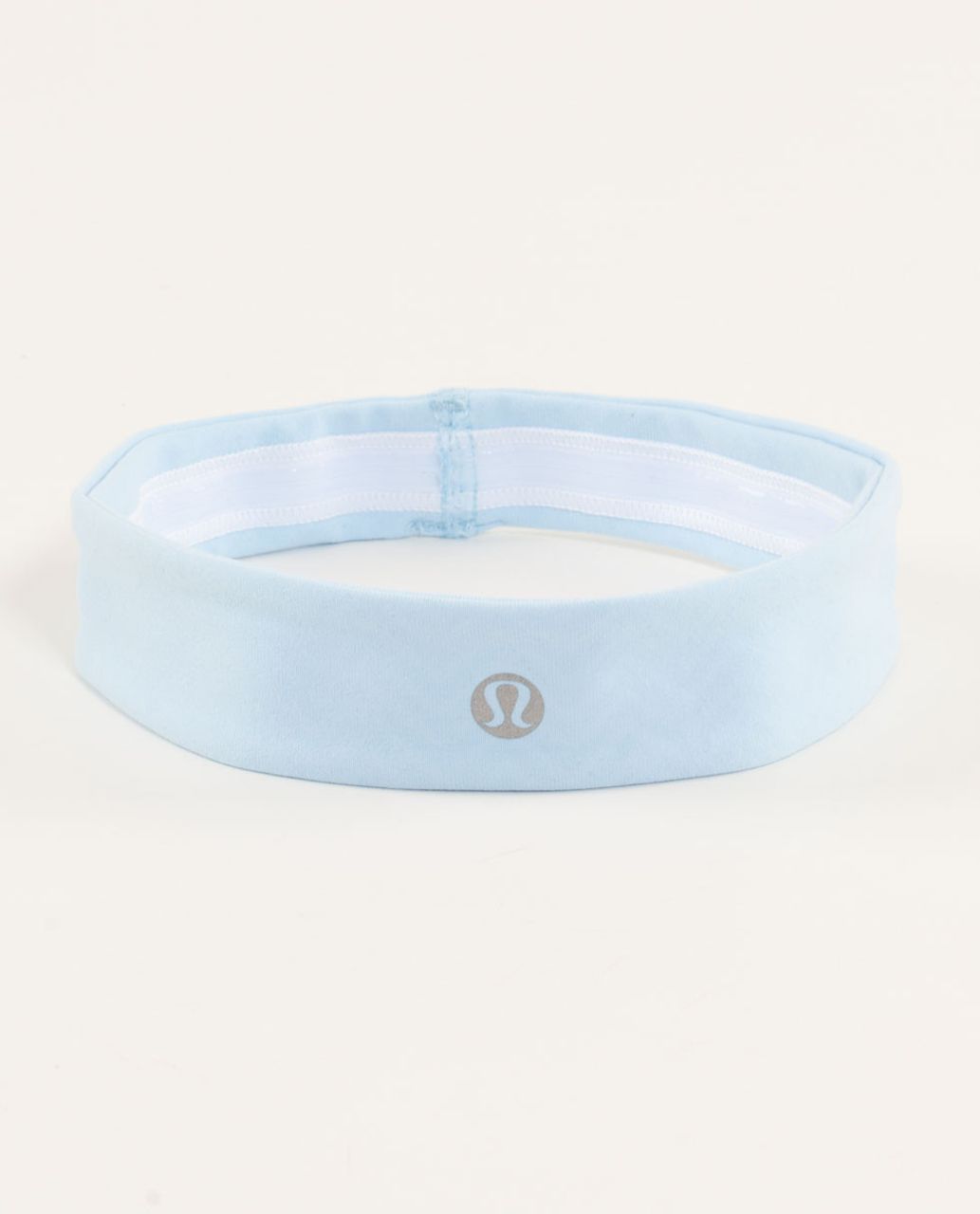 Lululemon Slipless Headband - Mini Squiggle Emboss Caspian Blue