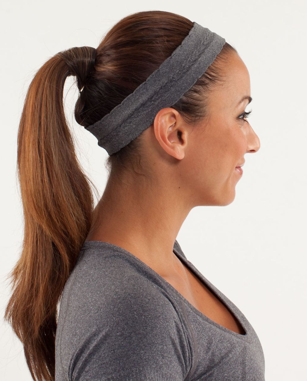 lululemon athletica Nulu Wide Reversible Headband in Black