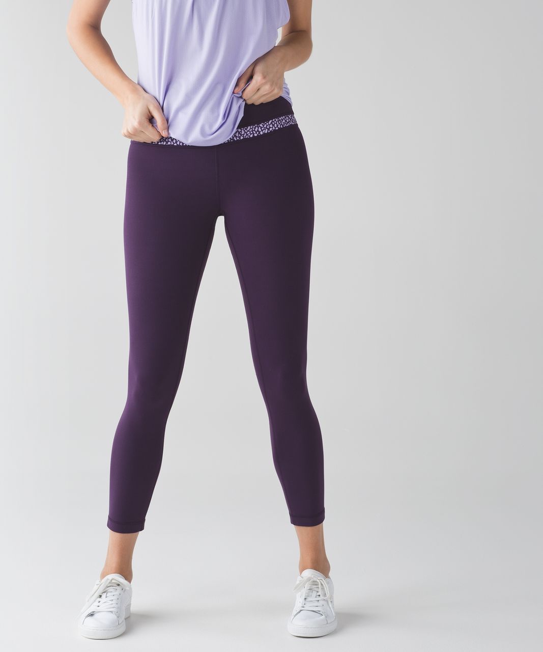 Lululemon Align Pant - Deep Zinfandel / Miss Mosaic Lilac Deep Zinfandel