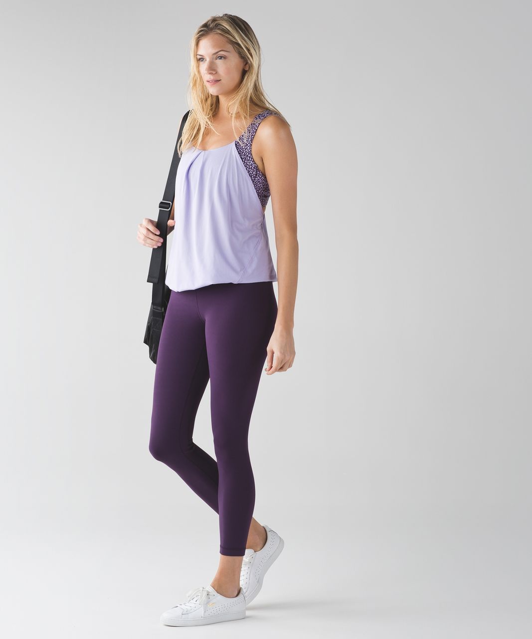 Lululemon Align Pant - Deep Zinfandel / Miss Mosaic Lilac Deep Zinfandel