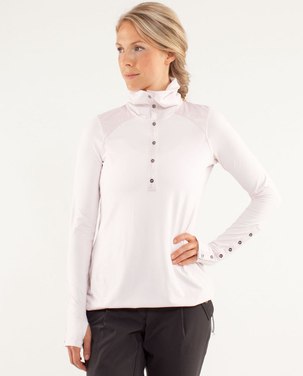 Lululemon Pedal Power Long Sleeve - Neutral Blush