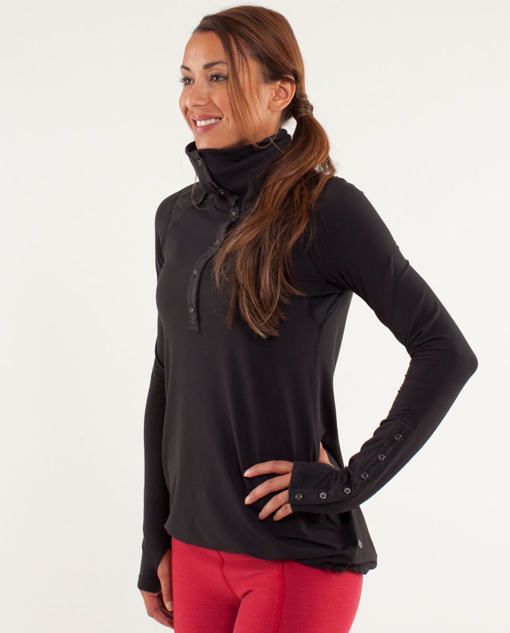 Lululemon Pedal Power Long Sleeve - Black