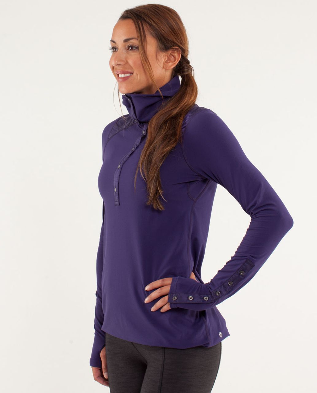 Lululemon Pedal Power Long Sleeve - Dense Purple