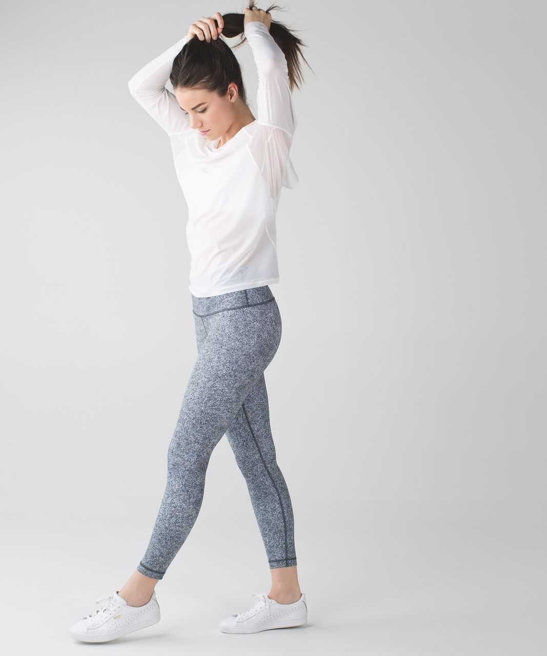 Lululemon High Times Pant - Rio Mist White Black