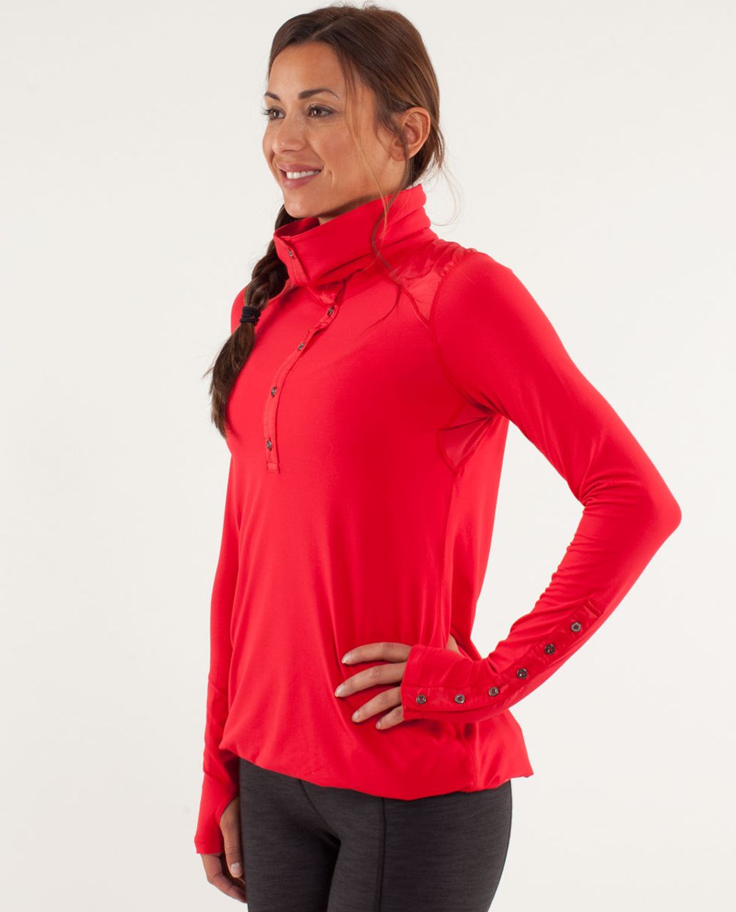 Lululemon Pedal Power Long Sleeve - Currant