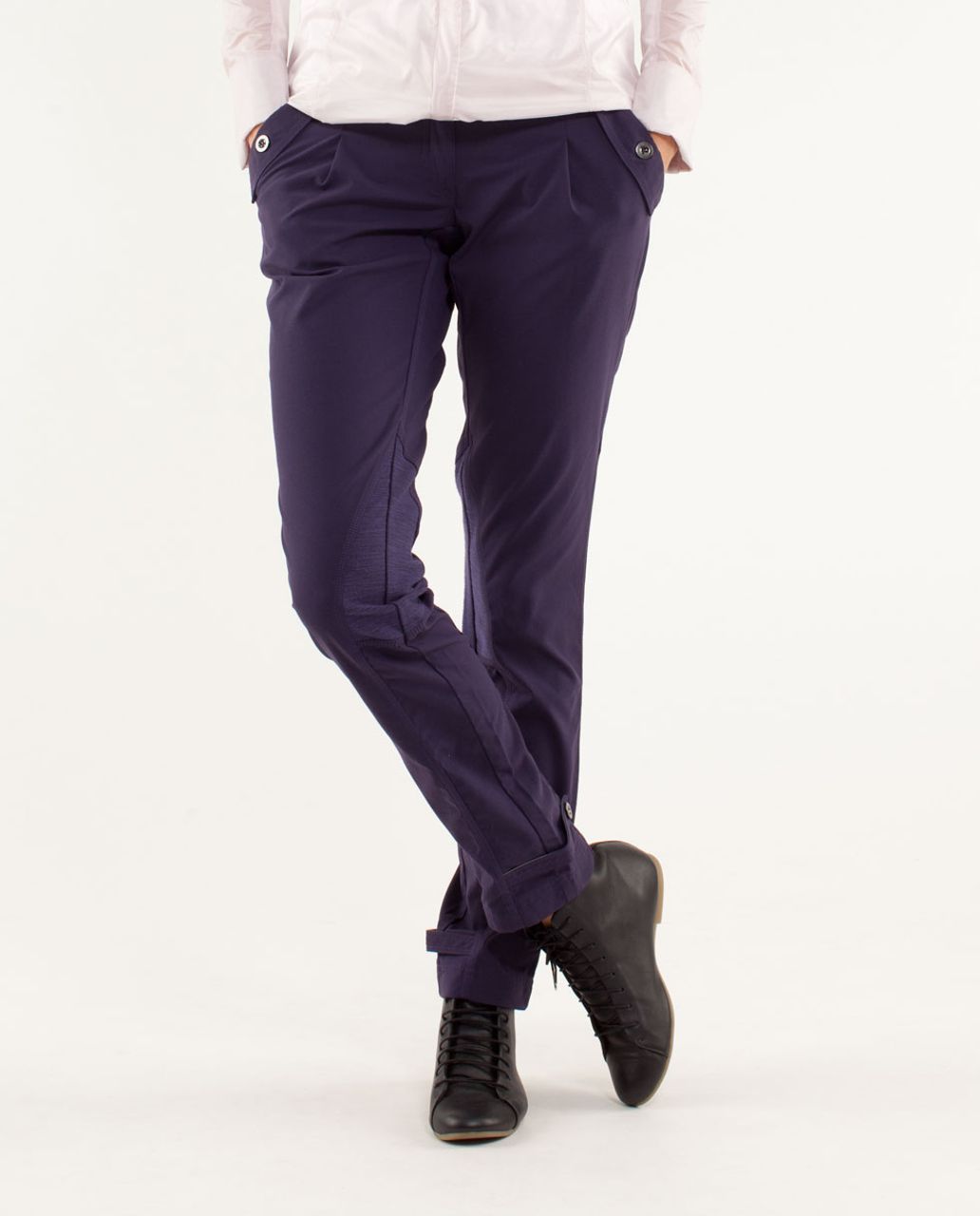 Lululemon Pedal Power Pant - Dense Purple - lulu fanatics