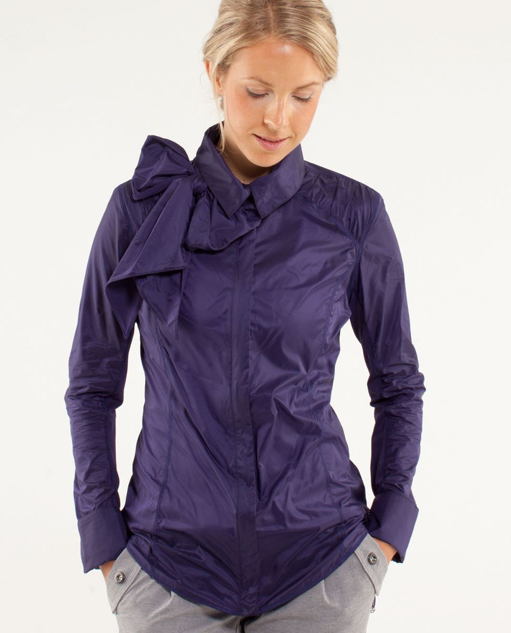 Lululemon Pedal Power Wind Shirt - Dense Purple