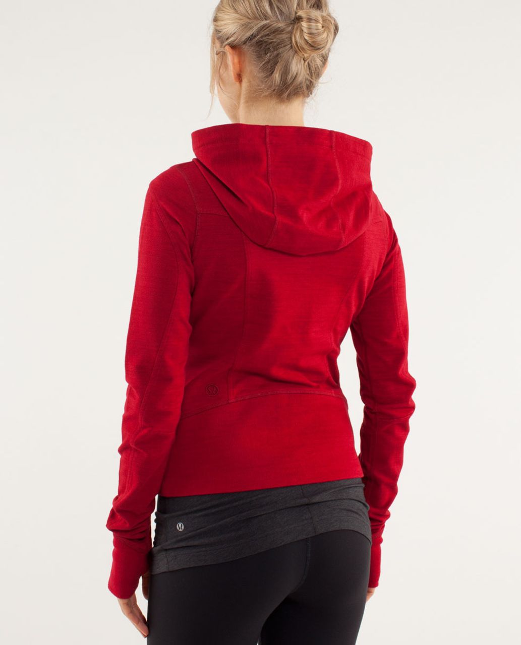 Lululemon Carry And Go Hoodie - Commuter Denim Deepest Cranberry