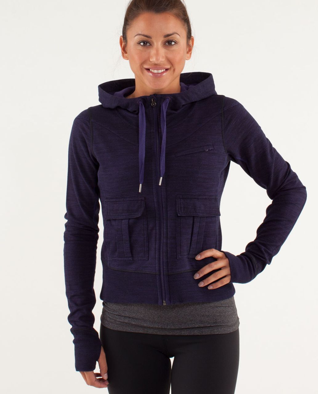 Lululemon Carry And Go Hoodie - Commuter Denim Dense Purple