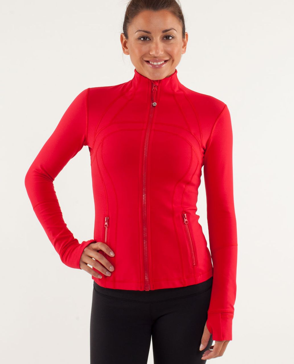 red lululemon jacket