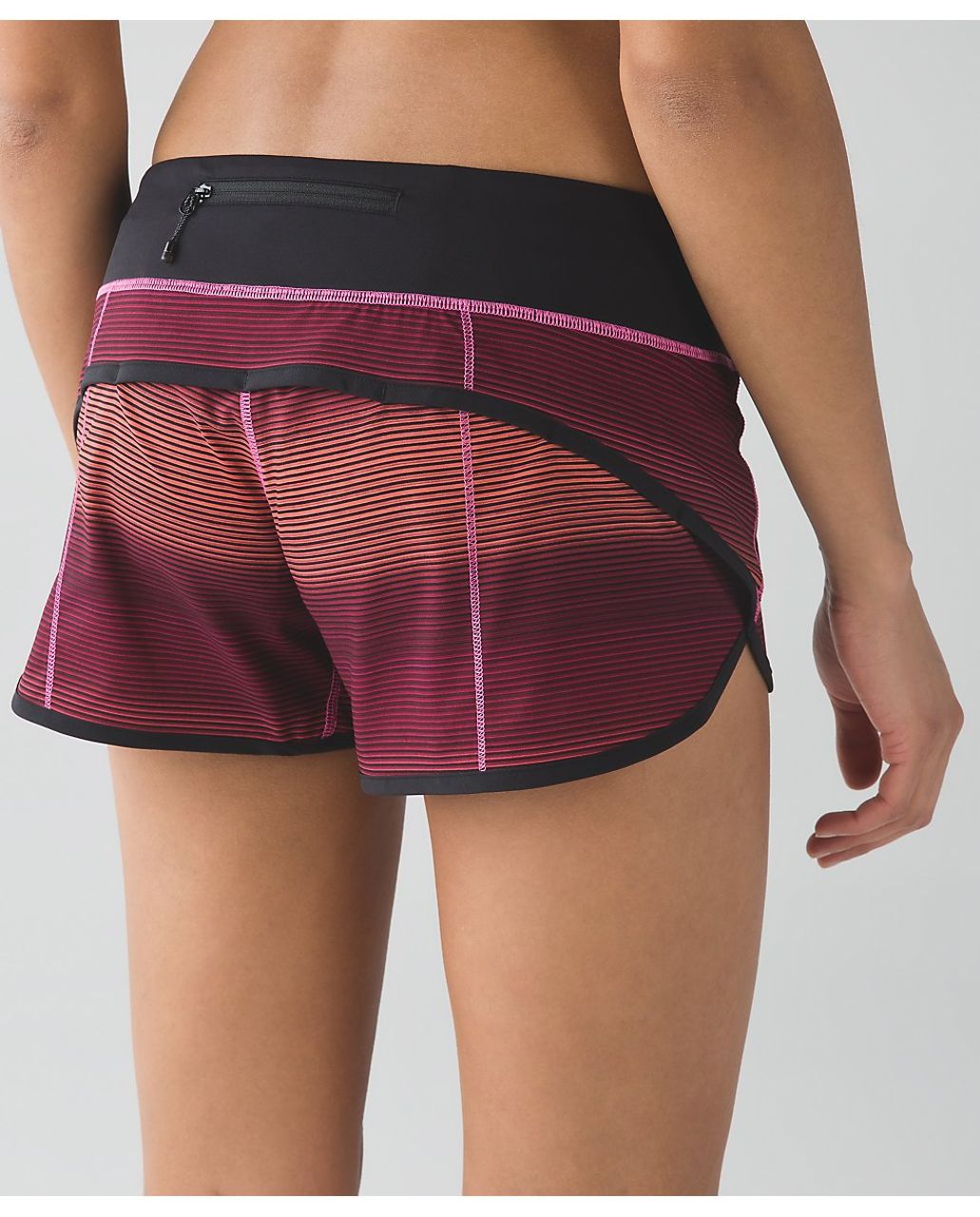 Lululemon Speed Short - Simply Radiant Pink Paradise Black / Black