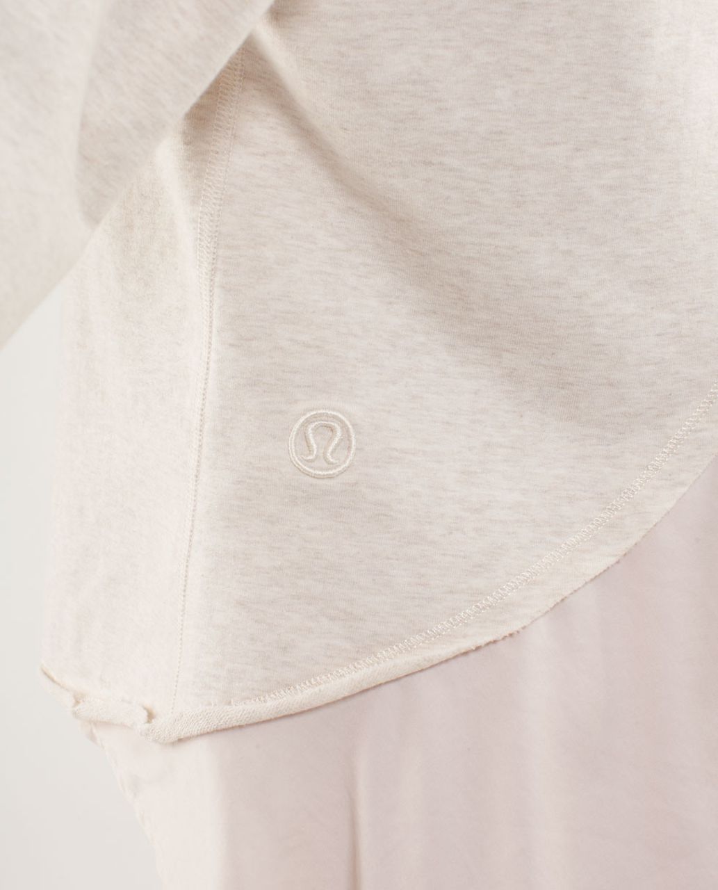 Lululemon Pull Me Over Hoodie - Heathered Polar Cream / Polar Cream