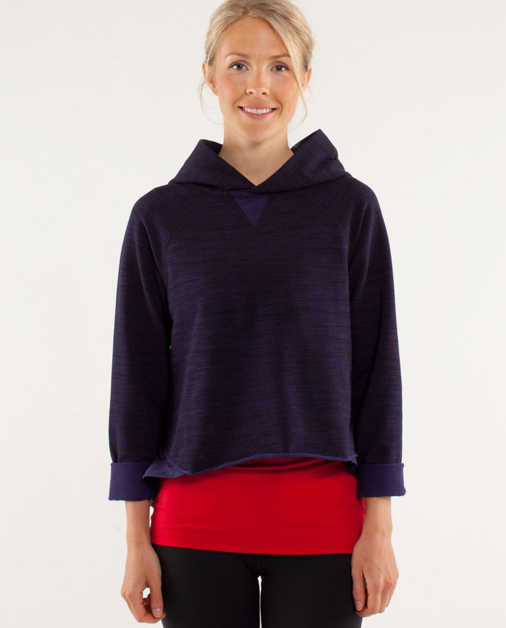 Lululemon Pull Me Over Hoodie - Commuter Denim Dense Purple / Dense Purple